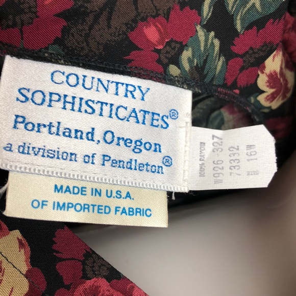 Country Sophisticates by Pendleton blouse - Picture 7 of 8